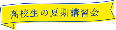 個別指導塾の夏期講習会（高校生）