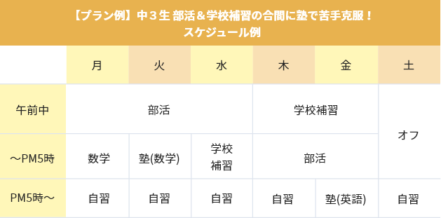 私立校 中1~高3生 部活や補習の合間に勉強!