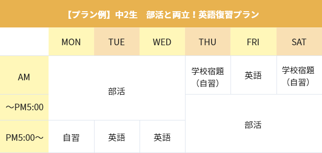 私立校 中1生~高2生 部活と両立してライバルに差をつけたい!