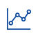 折れ線グラフのアイコン